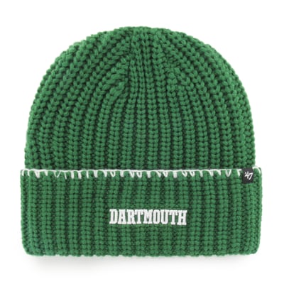  Dartmouth Big Green '47 Women's Blanket Stitch Cuff Knit Hat - Green