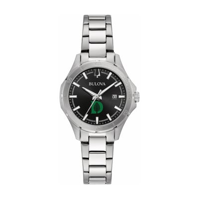 Dartmouth Big Green Bulova Women's Stainless Steel Classic Sport Watch - Black