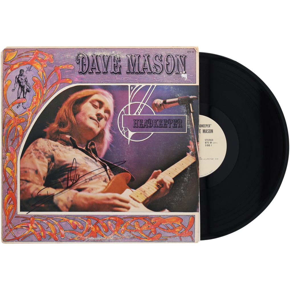 Dave Mason Autographed Fanatics Authentic Headkeeper Album - BAS