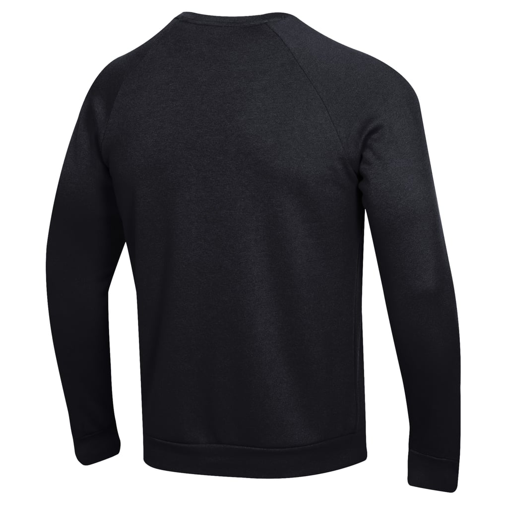 Davidson Wildcats Under Armour Wrestling Rival Fleece Raglan Pullover Sweatshirt - Black