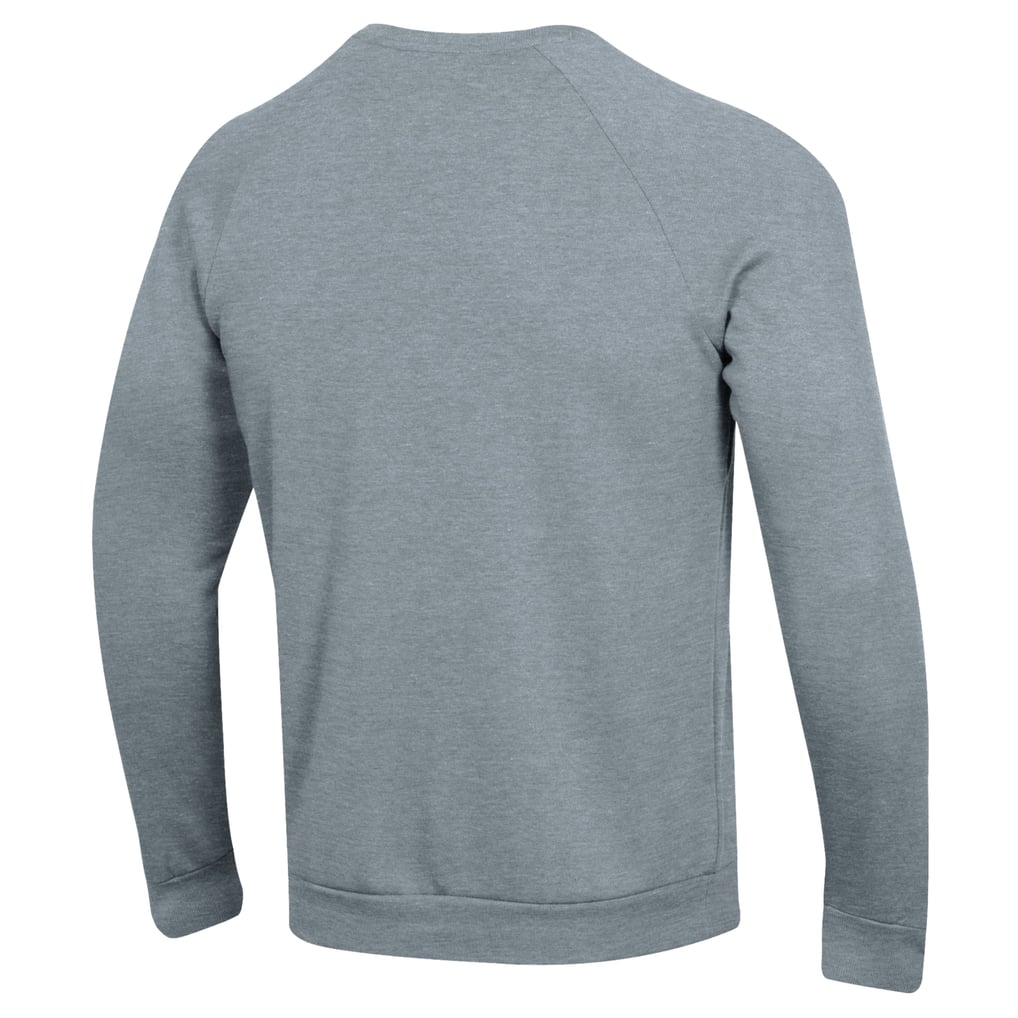 Davidson Wildcats Under Armour Wrestling Rival Fleece Raglan Pullover Sweatshirt - Gray