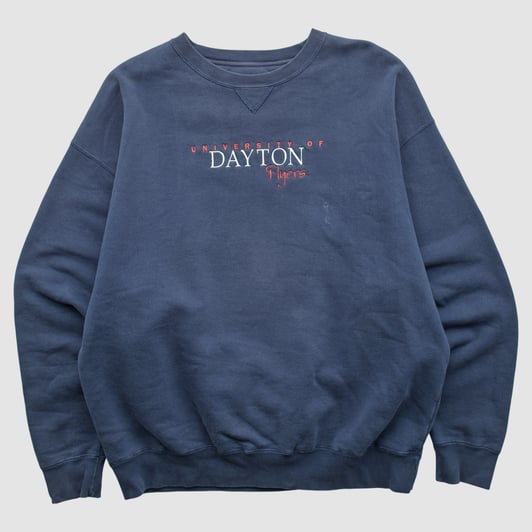 Dayton Flyers Gear For Sports 2000s Pullover Sweatshirt - Navy - XL by Fanatics Real Vintage