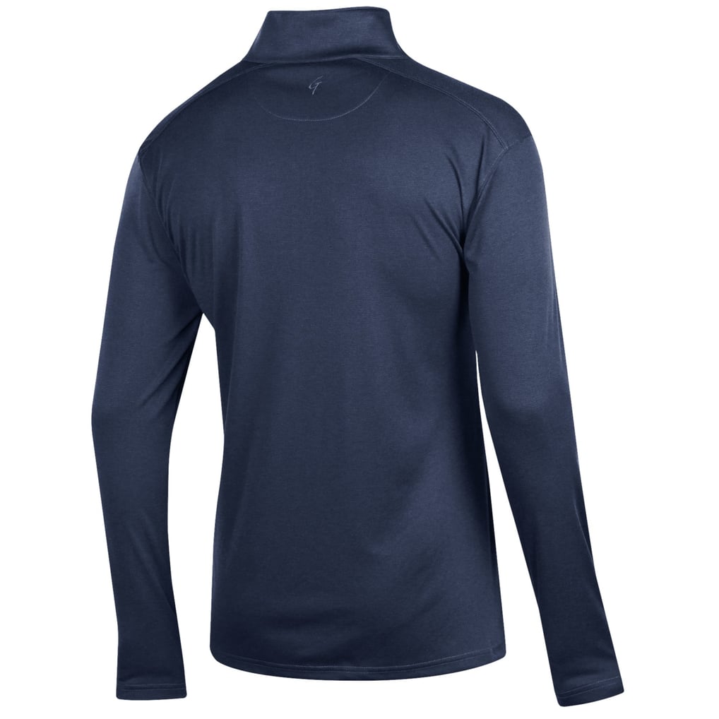 Dayton Flyers Classic Jacquard Quarter-Zip Pullover Top - Navy