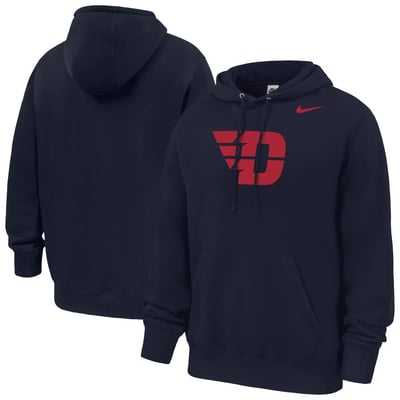 Dayton Flyers Nike Club Fleece Hoodie - Navy