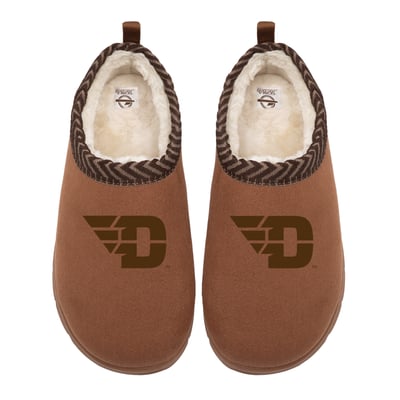 Dayton Flyers ISlide Unisex Tonal Logo Mission Slippers - Tan
