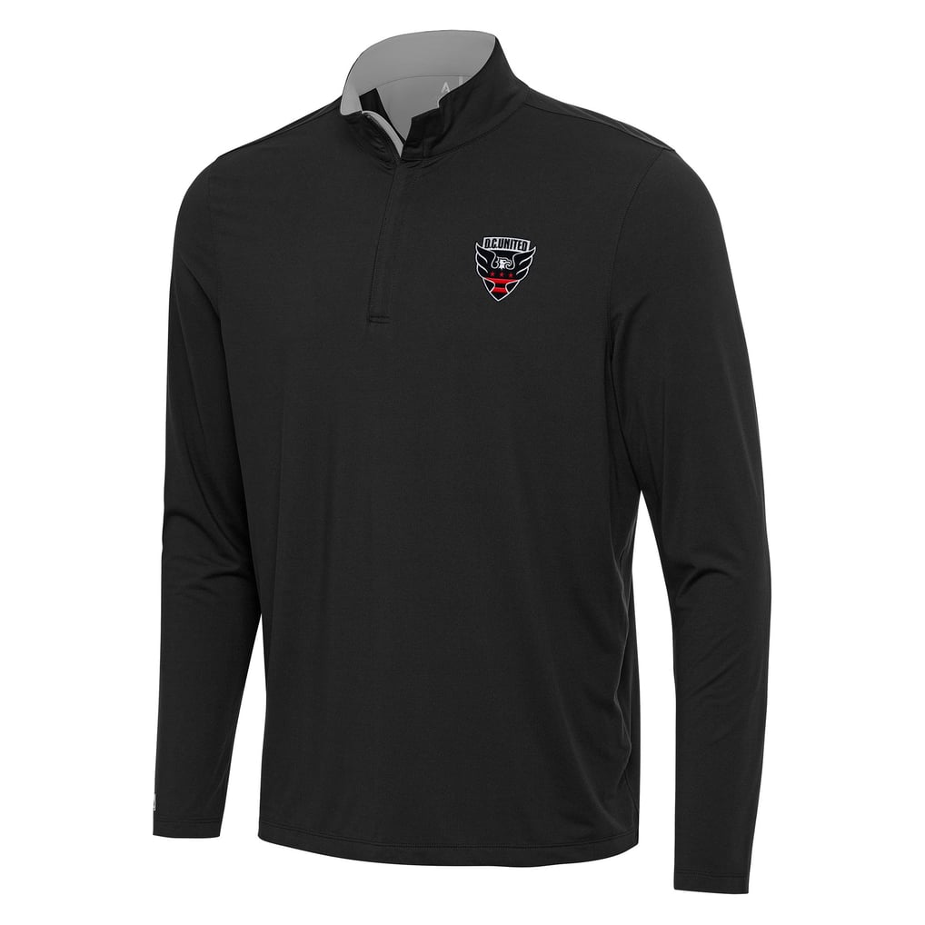 D.C. United Antigua Content Quarter-Zip Jacket - Black