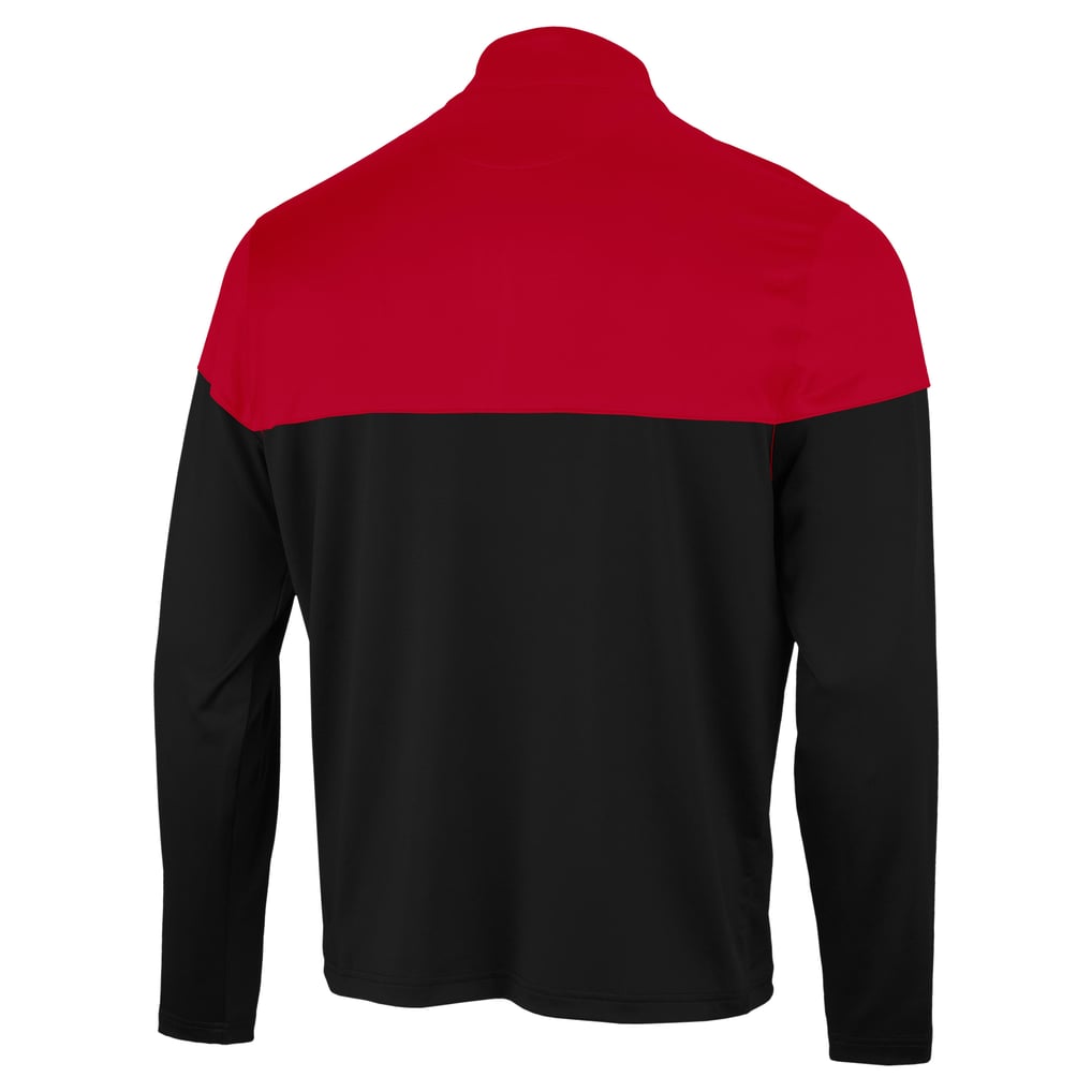 D.C. United Antigua Hinder Quarter-Zip Pullover - Black/Red