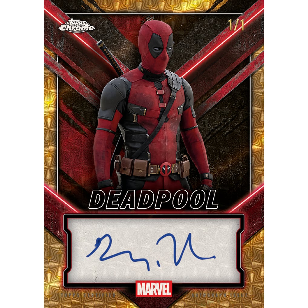 2025 Topps Deadpool Chrome Factory Sealed Hobby Box