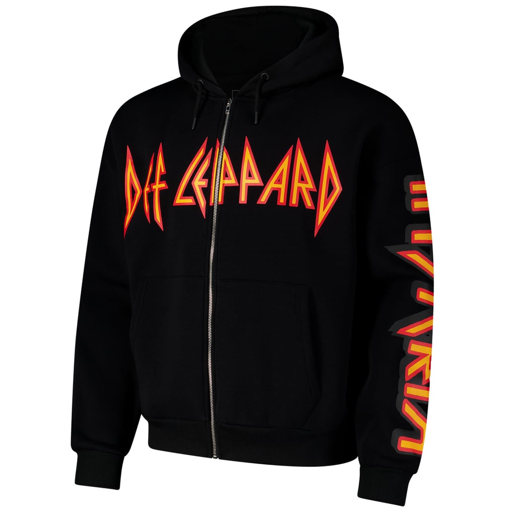 Blue Def Leppard Hysteria Hoodie Def Leppard World Tour Zip Hoodie 