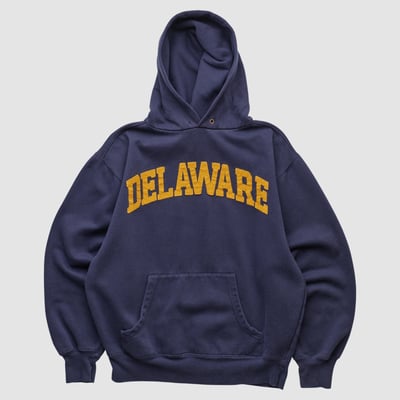 Delaware Fightin' Blue Hens Jansport 2000s Hooded Pullover Sweatshirt - Navy - XS by Fanatics Real Vintage
