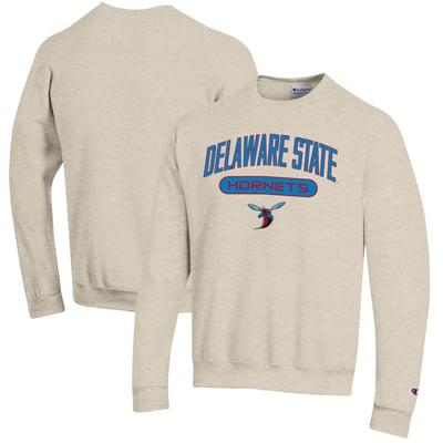 Delaware State Hornets Champion Powerblend Sweatshirt - Oatmeal