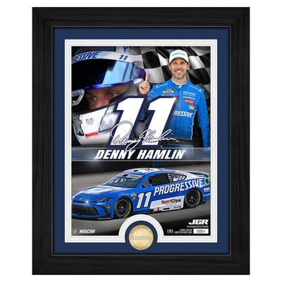 Highland Mint Denny Hamlin Bronze Coin Photo Mint
