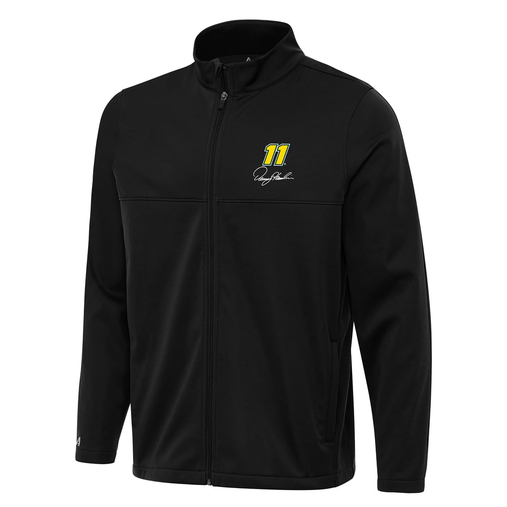 Denny Hamlin Antigua Links 2 Full-Zip Golf Jacket - Black