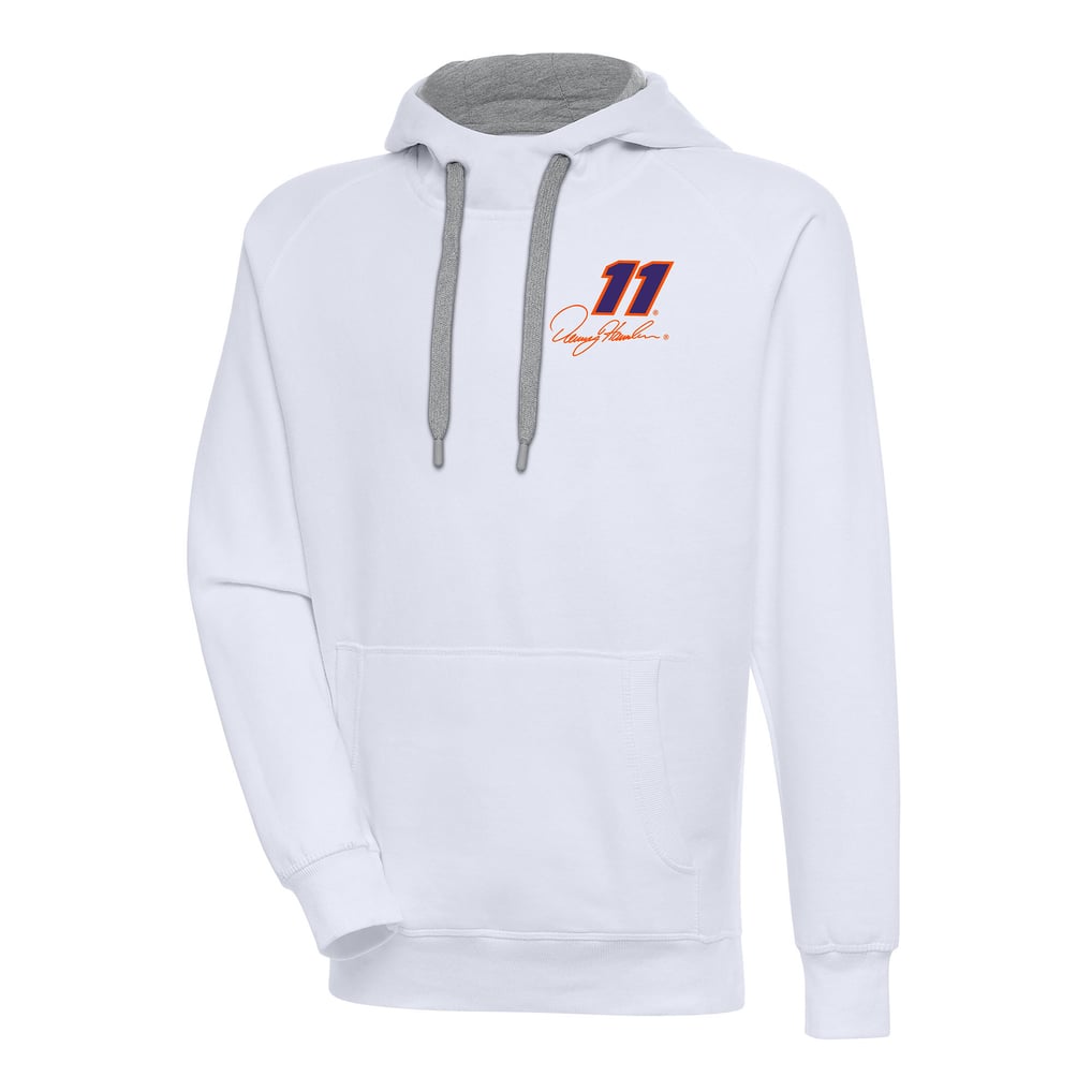 Denny Hamlin Antigua Victory Pullover Hoodie - White