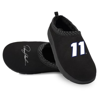 Denny Hamlin ISlide Unisex Number & Signature Mission Slippers - Black