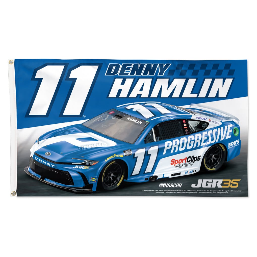  Denny Hamlin WinCraft 3' x 5' Single-Sided Deluxe Flag