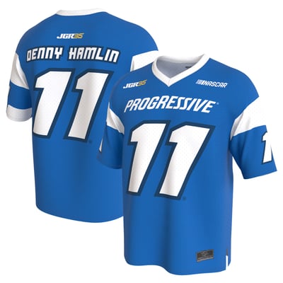 Denny Hamlin ProSphere Youth Football Jersey - Blue