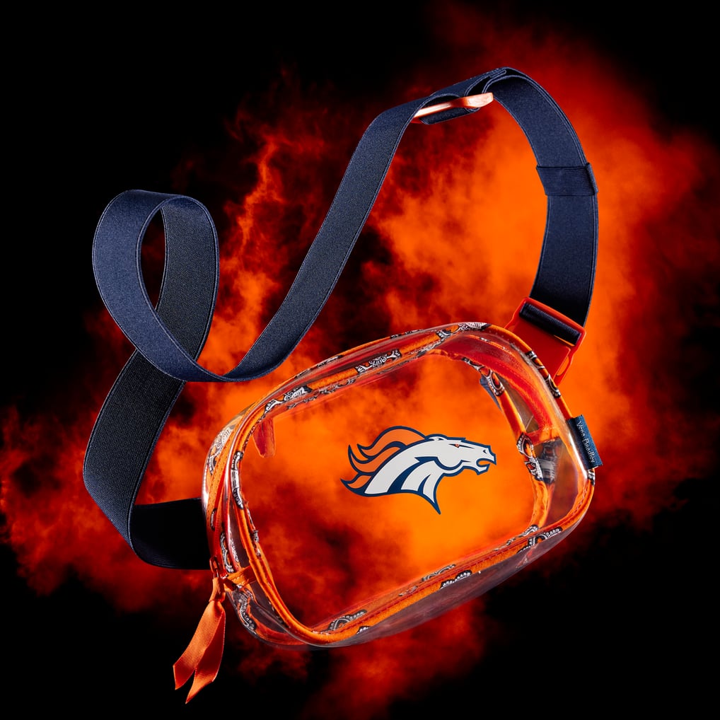  Denver Broncos Vera Bradley Clear Small-Belt Bag