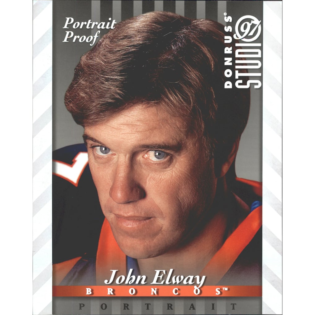 1997 Studio Press Proofs Silver #8 John Elway