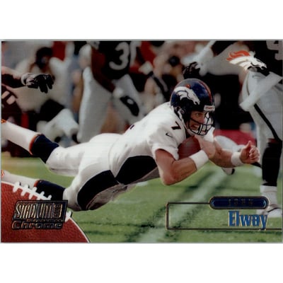 1998 Stadium Club Chrome Jumbos #SCC1 John Elway