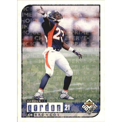 1998 UD Choice Prime Choice Reserve #330 Darrien Gordon