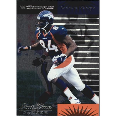 1999 Donruss Stat Line Career #39 Shannon Sharpe/106