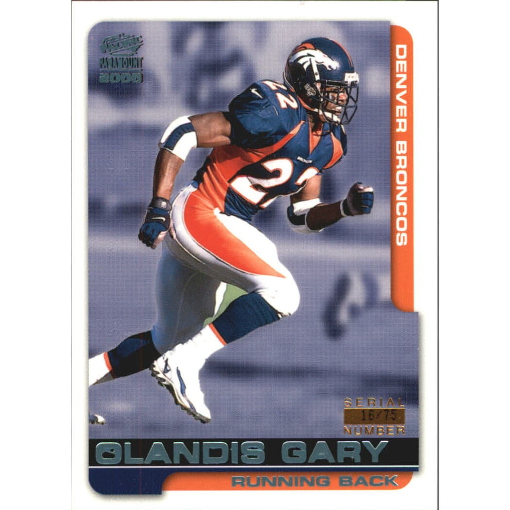 2000 Paramount Platinum Blue #73 Olandis Gary
