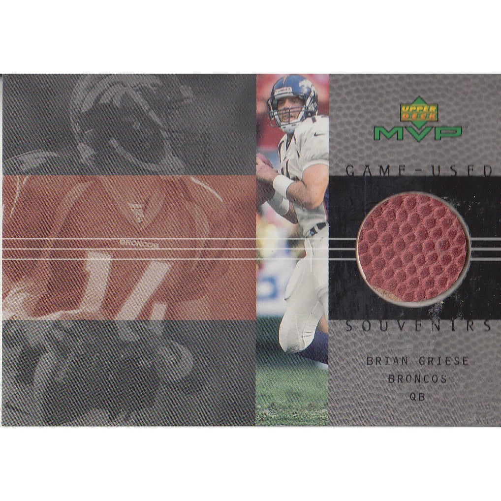 2000 Upper Deck MVP Game Used Souvenirs #BG Brian Griese
