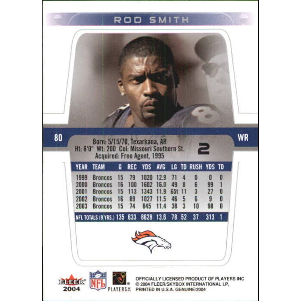 2004 Fleer Genuine Reflections #2 Rod Smith