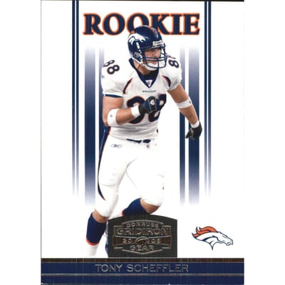 2006 Donruss Gridiron Gear Retail #195 Tony Scheffler RC