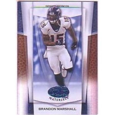 2007 Leaf Certified Materials Mirror Blue #139 Brandon Marshall