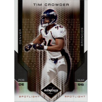 2007 Leaf Limited Bronze Spotlight #267 Tim Crowder