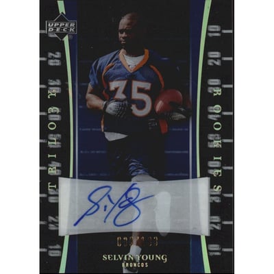 2007 Upper Deck Trilogy Rookie Autographs #175 Selvin Young/133