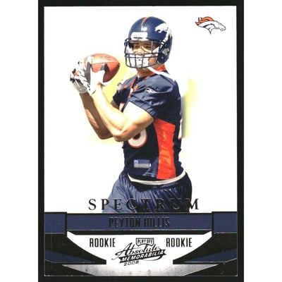 2008 Absolute Memorabilia Spectrum Silver Retail #226 Peyton Hillis