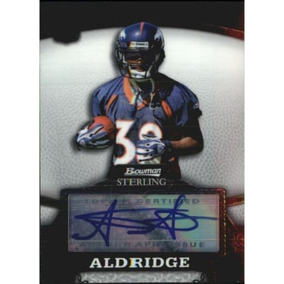 2008 Bowman Sterling #121 Anthony Alridge AU RC