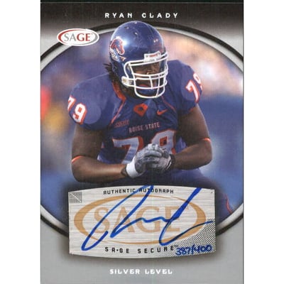 2008 SAGE Autographs Silver #A14 Ryan Clady
