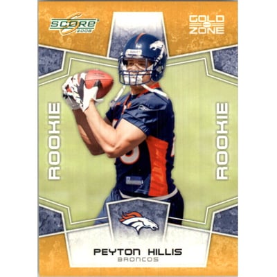 2008 Score Gold Zone #425 Peyton Hillis