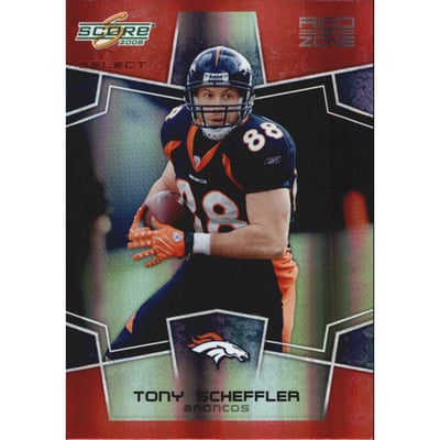 2008 Select Red Zone #89 Tony Scheffler