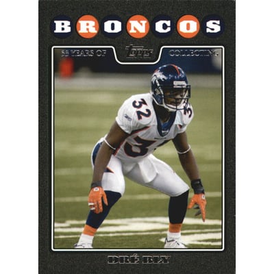 2008 Topps Black #256 Dre Bly