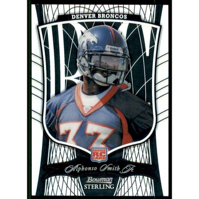 2009 Bowman Sterling Black Refractors #10 Alphonso Smith