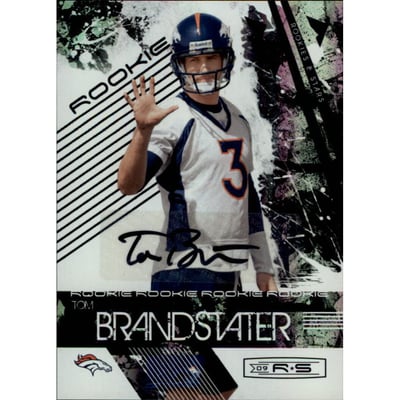 2009 Donruss Rookies and Stars Rookie Autographs Holofoil #194 Tom Brandstater/100