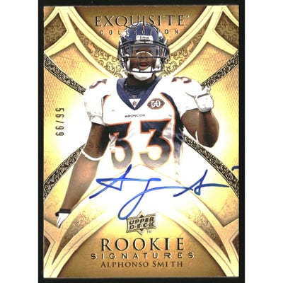 2009 Exquisite Collection #142 Alphonso Smith AU RC