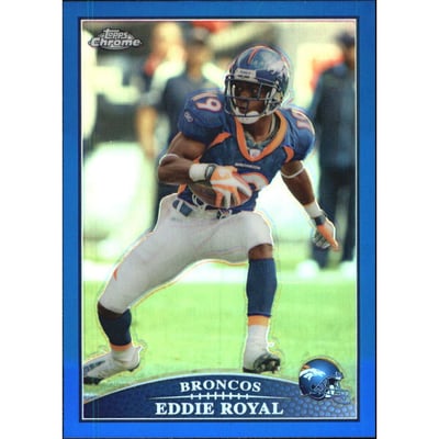 2009 Topps Chrome Blue Refractors #TC76 Eddie Royal
