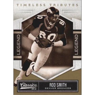 2010 Classics Timeless Tributes Gold #241 Rod Smith