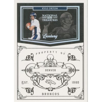 2010 Playoff National Treasures Century Silver #45 Kyle Orton