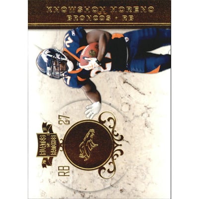 2011 Panini Plates and Patches Gold #73 Knowshon Moreno