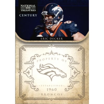 2011 Playoff National Treasures Century Silver #44 Eric Decker