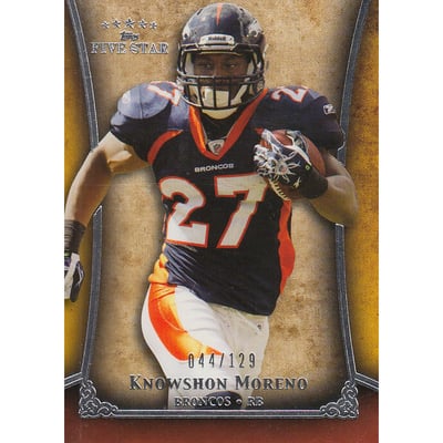 2011 Topps Five Star #142 Knowshon Moreno