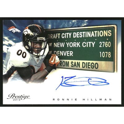 2012 Prestige Draft City Destination Autographs #25 Ronnie Hillman