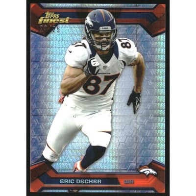 2013 Finest Prism Refractors #51 Eric Decker